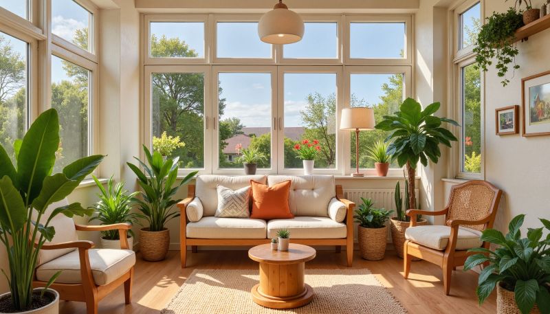 Stylish Sunroom Interior